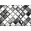 Mosaikfliese JAB 23F221 mix whitegrey (29,7 x 29,7 cm, Mix Weiß/Grau/Schwarz, Glänzend) | BAUHAUS