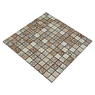 Mosaikfliese JAB 23PV01 beige (29,7 x 29,7 cm, Beige/Braun, Matt)