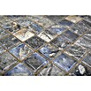 Mosaikfliese JAB 23MM22 dark (29,7 x 29,7 cm, Anthrazit/Blau, Glänzend) | BAUHAUS