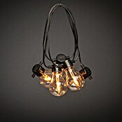 Konstsmide LED-Lichterkette (Außen, 4,5 cm, 10-flammig, Bernstein, Oval, Solarbetrieben) | BAUHAUS