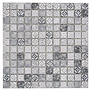 Mosaikfliese JAB 23PV02 grey (29,7 x 29,7 cm, Grau, Matt)