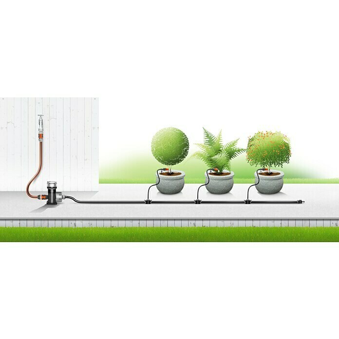 Gardena Micro-Drip Početni komplet za zalijevanje (Prikladno za: Do 7 posuda za cvijeće i 3 korita za biljke)
