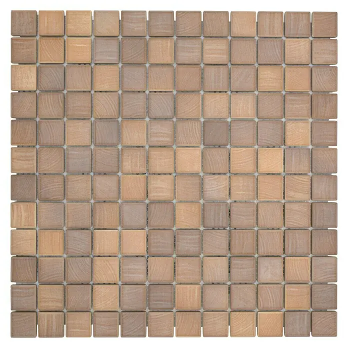 Mosaikfliese JAB 23SB03 oak - 29,7 x 29,7 cm, Eiche, Matt - Quadratische Mosaikfliese in verschiedenen Brauntönen, ideal für stilvolle Wand- und Bodengestaltung.