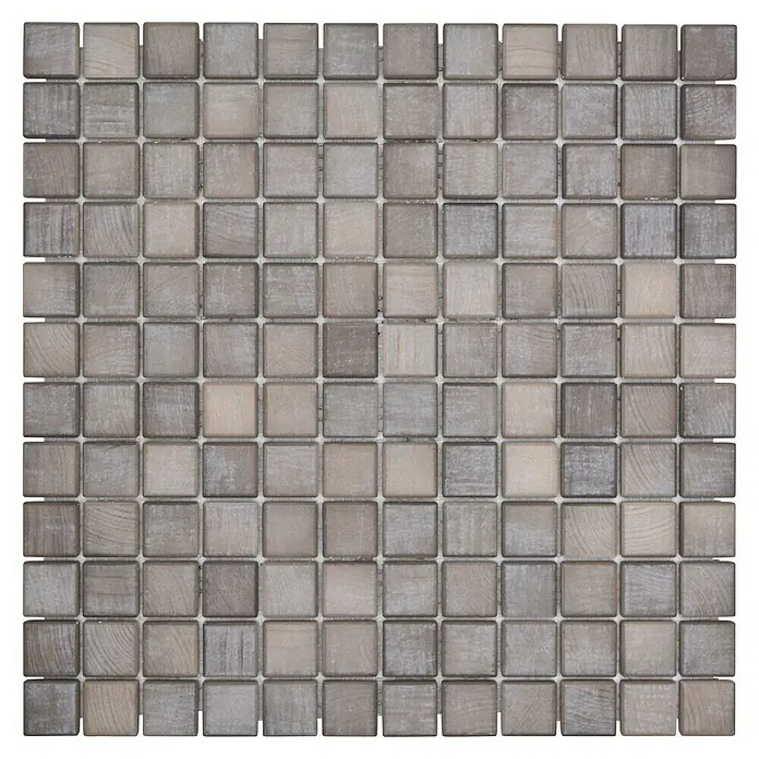 Mosaikfliese JAB 23SB22 shabby chic brown - 29,7 x 29,7 cm, Shabby Brown, Matt - Quadratisches Mosaikfliesenmuster in verschiedenen Grautönen, ideal für moderne Innenräume.