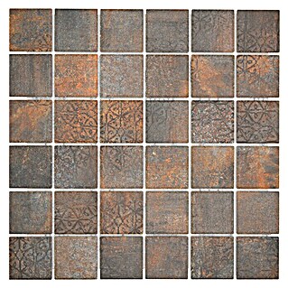 Mosaikfliese JAB 47R200 mix rust (29,7 x 29,7 cm, Mix Rost, Matt)
