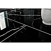 Feinsteinzeugfliese Black Marble (120 x 120 cm, Schwarz, Glänzend) | BAUHAUS