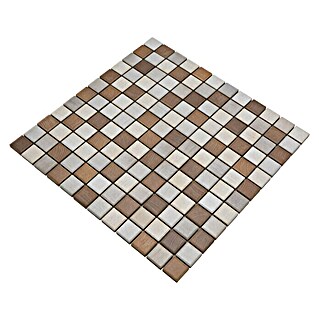 Mosaikfliese JAB 23SB05 mix wood (29,7 x 29,7 cm, Beige/Braun, Matt)