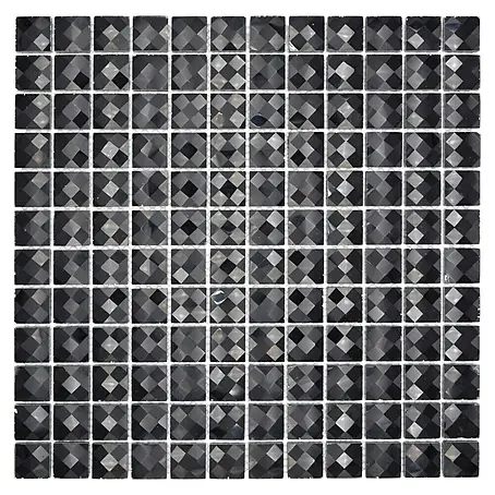Mosaikfliese Quadrat Crystal Glitzer XCM BL826