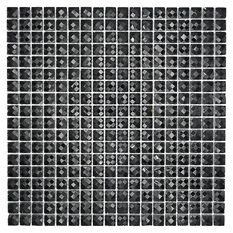 Mosaikfliese Quadrat Crystal Glitzer XCM BL824