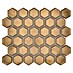 Mosaikfliese Hexagon Bronze HX 09BR 