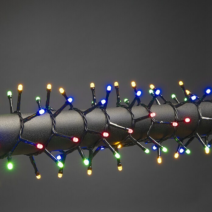 Konstsmide LED-Lichterkette (Außen, Lichtfarbe: Mehrfarbig, Anzahl Leuchtmittel: 600 Stk., Netzbetrieben) | BAUHAUS