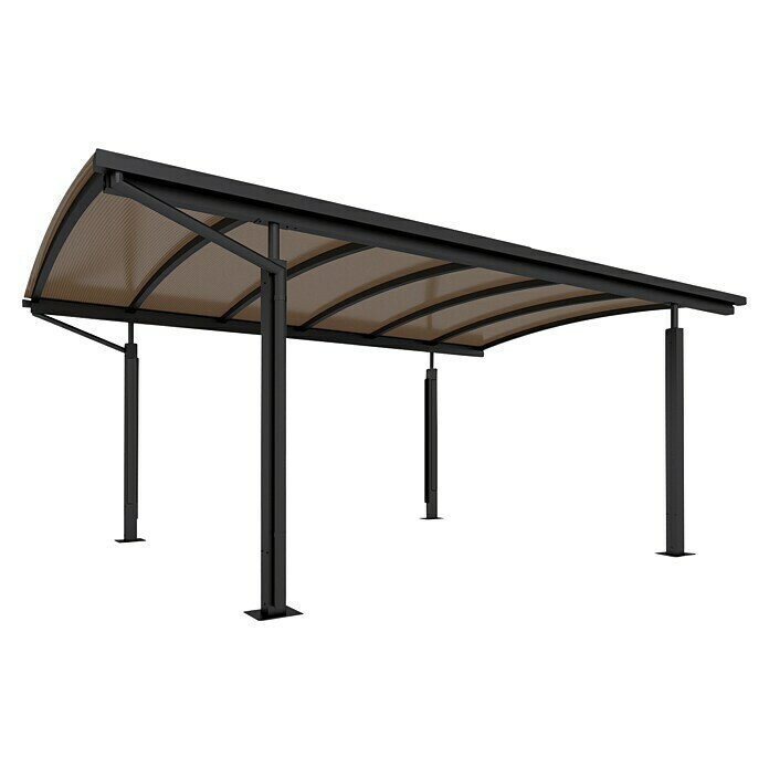 Abson Calux Nadstrešek za avto  (Zunanje dimenzije vključno s strešnim previsom (Š x G): 3,52 x 5,52 m, Enojni nadstrešek za avto) | 7445 - Carport Metall | IAGD - Gartenhäuser | IAG - Außenbereichsausstattung | IA - Gartenhartware | I - Stadtgarten | BAUHAUS