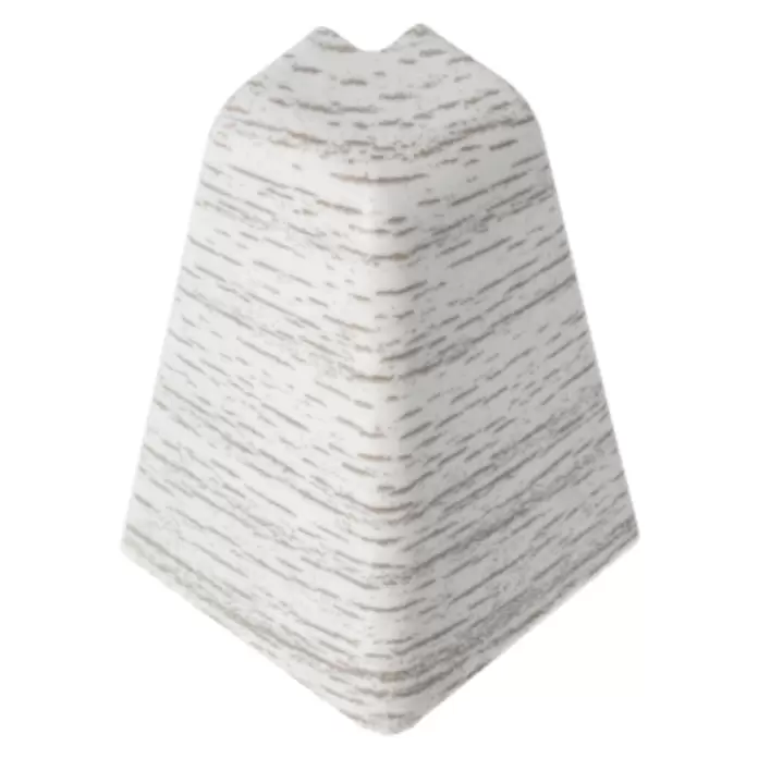 LOGOCLIC Außenecke K40 C - Buche Grau, 2 Stk., Passend für: LOGOCLIC Sockelleiste K40 C