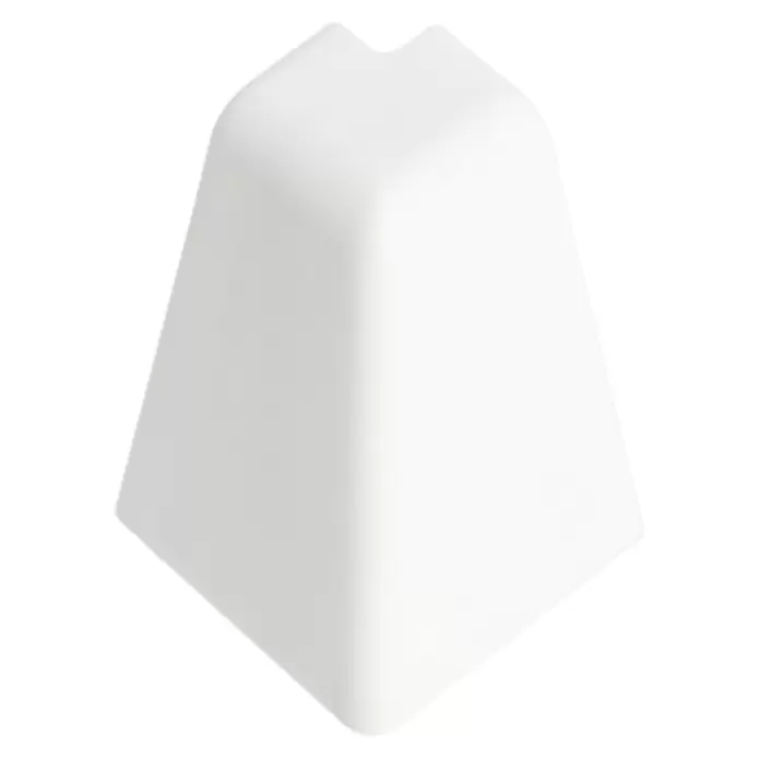 LOGOCLIC Außenecke K40 C - Weiß, 2 Stk., Passend für: LOGOCLIC Sockelleiste K40 C