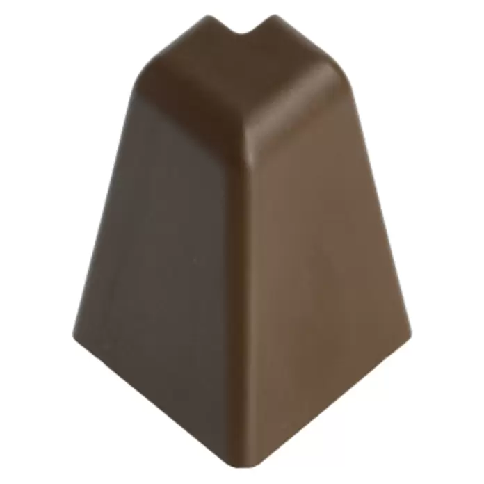 LOGOCLIC Außenecke K40 C - Dunkelbraun, 2 Stk., Passend für: LOGOCLIC Sockelleiste K40 C