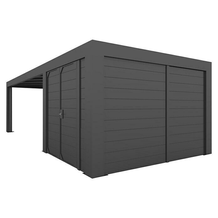 Abson Cubus Gerätehaus (L x B x H: 370 x 230 x 270 cm, Wandstärke: 19 mm, Passend für: Abson Cubus Carport) | BAUHAUS