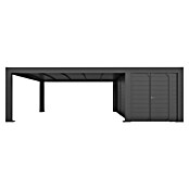 Abson Cubus Gerätehaus (L x B x H: 370 x 230 x 270 cm, Wandstärke: 19 mm, Passend für: Abson Cubus Carport) | BAUHAUS