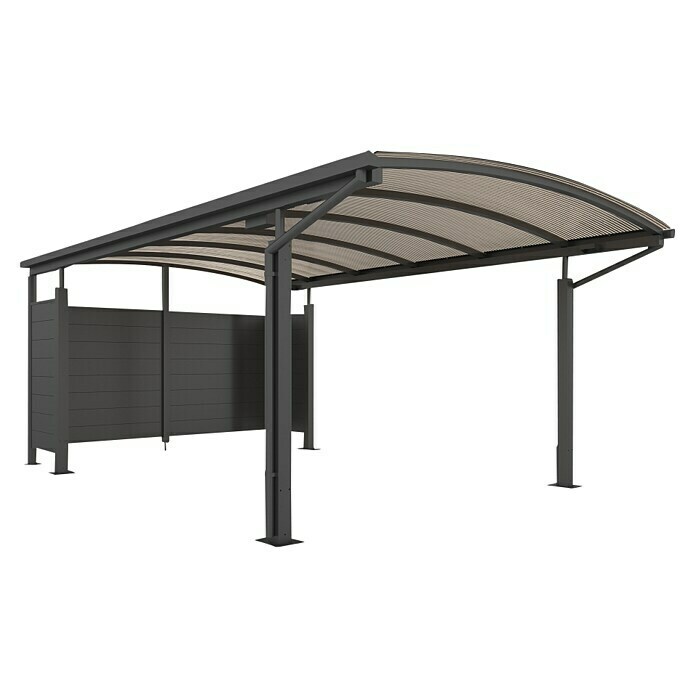 Abson Calux Endwand für Einzelcarport I (Passend für: Abson Calux Carport, L x H: 340 x 170 cm, Grau) | BAUHAUS