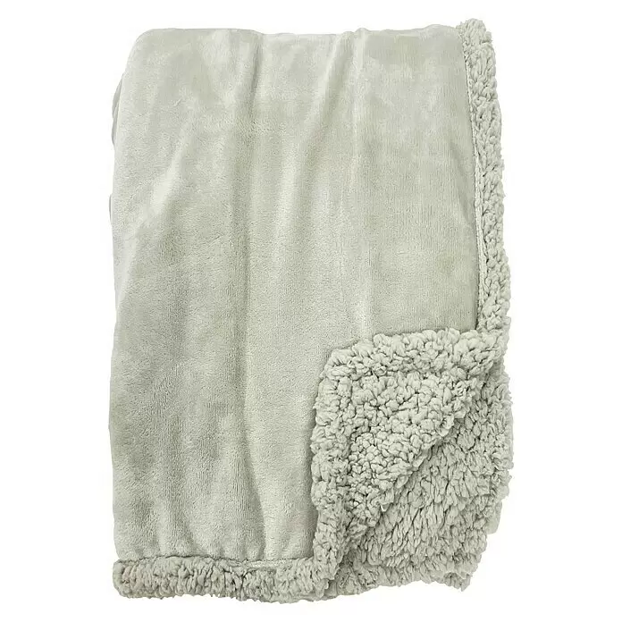 Decke Teddy - Pumice Stone, 200 x 150 cm, 100 % Polyester - Vorderansicht