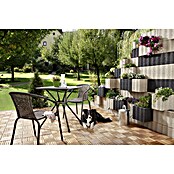 Plantenbaksteen Bloembak (Wit, 40 x 20 x 25 cm, Beton)