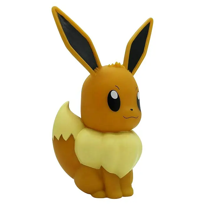 Lámpara LED decorativa Eevee - L x An x Al: 21,5 x 14,5 x 32,5 cm - Una linda figura de colección de Eevee. La figura presenta ojos grandes, orejas largas y una cola tupida, realzando su encanto.