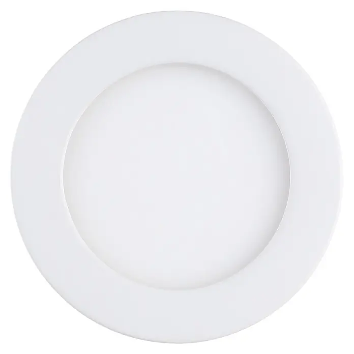 Eglo LED-Einbauleuchte FUEVA FLEX - 5,5 W, Weiß, Warmweiß - Weiße runde Platte mit einem schlichten Design, ideal für den täglichen Gebrauch oder besondere Anlässe.