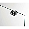 GME Mampara de ducha esquinera Basic (L x An x Al: 90 x 135 x 196 cm, Vidrio transparente, Negro) | BAUHAUS