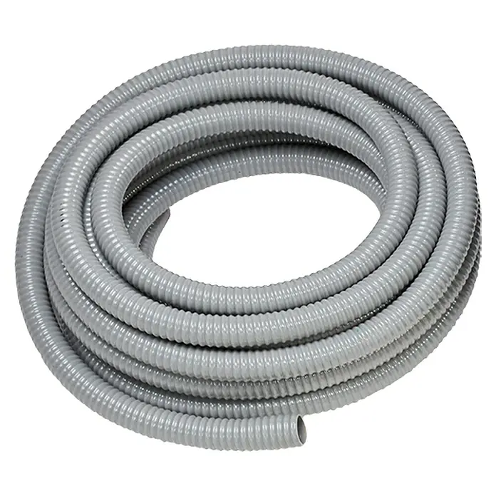 Garantia Anschluss-Set Haus PROline - Geeignet für: Regenwassernutzungsanlagen - Graues flexibles Elektroinstallationsrohr aus Kunststoff für die Verlegung von Kabeln im Innen- und Außenbereich.