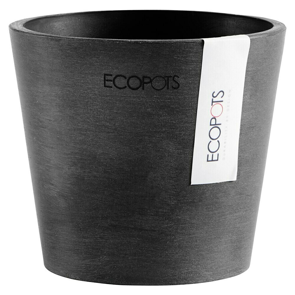 ECOPOTS VASO AMSTERDAM MINI D13x11,4CM GRIGIO