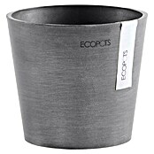 Ecopots Amsterdam Pflanztopf Amsterdam (Außenmaß (Ø x H): 13 x 11,4 cm, Kunststoff, Grau) | BAUHAUS