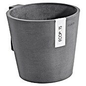 Ecopots Amsterdam Pflanztopf Wall (Außenmaß (Ø x H): 20 x 17,5 cm, Kunststoff, Grau) | BAUHAUS