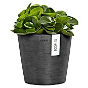 Ecopots Amsterdam Pflanztopf Wall (Außenmaß (Ø x H): 20 x 17,5 cm, Kunststoff, Dunkelgrau) | BAUHAUS