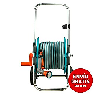 Gardena Kit carro portamangueras Aquaroll (Longitud del tubo: 20 m)