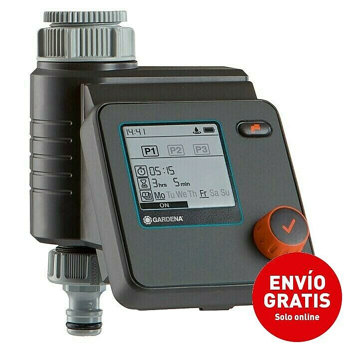 Gardena Programador de riego Select (Plástico, Selección individual de los días de riego)