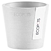 Ecopots Amsterdam Pflanztopf Mini (Außenmaß (Ø x H): 8 x 7 cm, Kunststoff, Weiß) | BAUHAUS