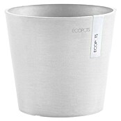 Ecopots Amsterdam Pflanztopf Mini (Außenmaß (Ø x H): 17 x 14,9 cm, Kunststoff, Weiß) | BAUHAUS