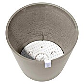 Ecopots Amsterdam Pflanzkübel rund (Außenmaß (Ø x H): 50 x 43,8 cm, Kunststoff, Braungrau, Mit Bewässerungssystem) | BAUHAUS