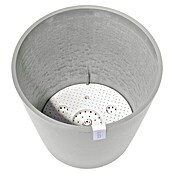 Ecopots Amsterdam Pflanzkübel rund (Außenmaß (Ø x H): 50 x 43,8 cm, Kunststoff, Weißgrau, Mit Bewässerungssystem) | BAUHAUS