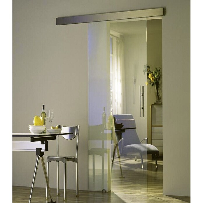 HBS Betz Herrajes para puerta corredera (Largo: 190 cm, Capacidad de carga: 80 kg)