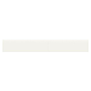 Sockelfliese Super White (7,2 x 59,8 cm, Weiß, Matt)