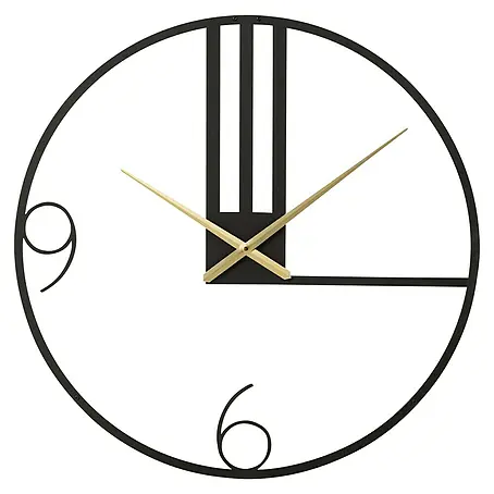 Wanduhr Linien