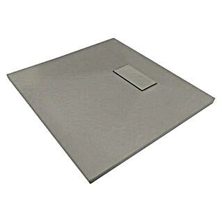 Sanotechnik Tuš kad SMC (Do x Š: 80 x 80 cm, Poliester, Siva)