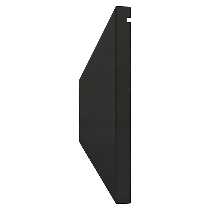Fensterbank King Black - 101 x 20 x 2 cm, Schwarz, Naturstein, Gabbro - Schwarze Wandhalterung für moderne Innenräume mit schlichtem Design und praktischer Funktionalität zur einfachen Montage.