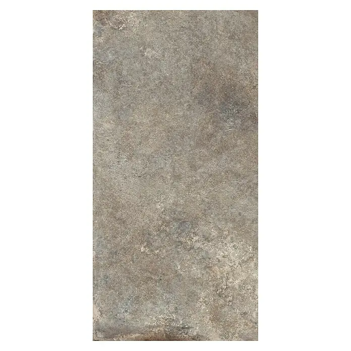 Feinsteinzeugfliese Sandy Beach - 59,7 x 119,7 cm, Grau/Beige, Matt - Nahaufnahme einer einzelnen keramischen Bodenfliese in einem neutralen Farbton, ideal für moderne Innendesigns.