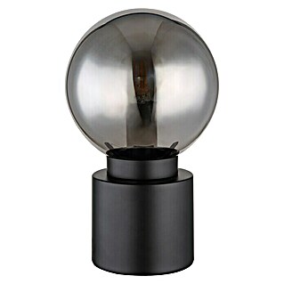Globo Okrogla namizna svetilka MARKA (25 W, Ø x V: 15 x 24,5 cm, Črna, E14)