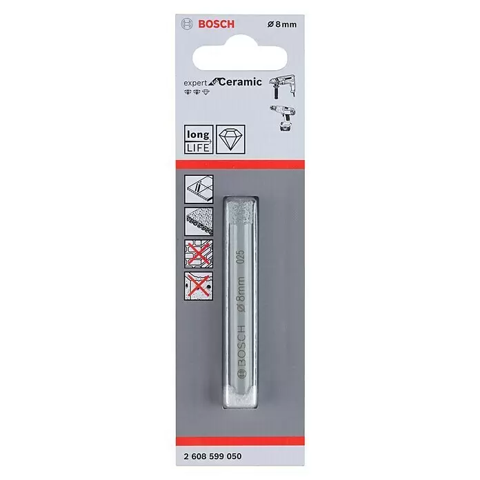 Bosch Expert Diamant-Trockenbohrer Expert for CeramicDurchmesser Bohrer: 8 mm