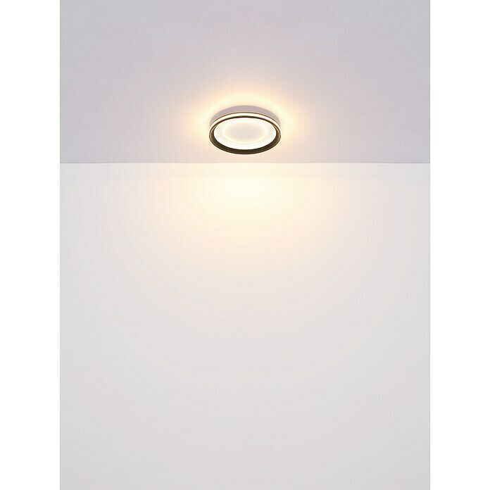 Globo LED-Deckenleuchte rund CLARINO (18 W, Ø x H: 30 x 5,5 cm, Weiß, Warmweiß) | BAUHAUS