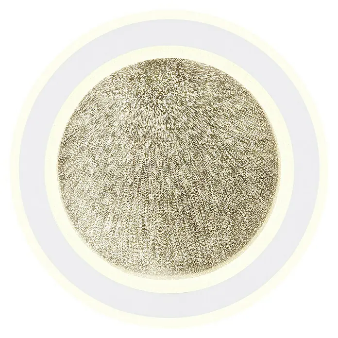 Globo LED-Deckenleuchte rund TINI - 18 W, Ø x H: 29,7 x 4,7 cm, Weiß, Neutralweiß - Moderne, runde Deckenleuchte mit einem diffusen Lichtmuster und einem schlichten, weißen Rahmen, ideal für zeitgenössische Innenräume.