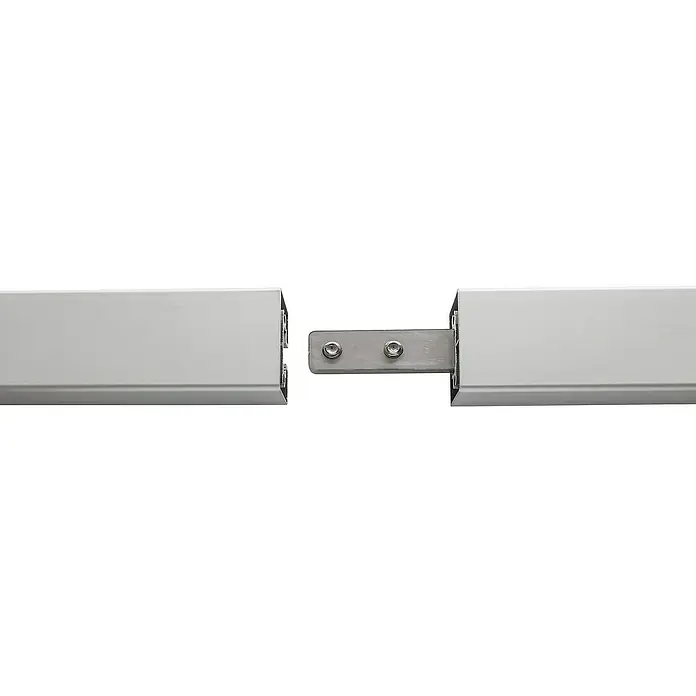 Treba Frewa Verbindungslasche CubeRail B113 - Edelstahl V2A, Passend für: CubeRail Handlauf Alu-Profil - Silberne Gardinenstange mit Verbinder. Die Stange ist aus hochwertigem Material gefertigt und einfach zu montieren.\n