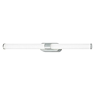 Briloner LED-Spiegelleuchte RUNT (9 W, L x B x H: 60 x 4,5 x 6,5 cm, Chrom-matt, Neutralweiß)
